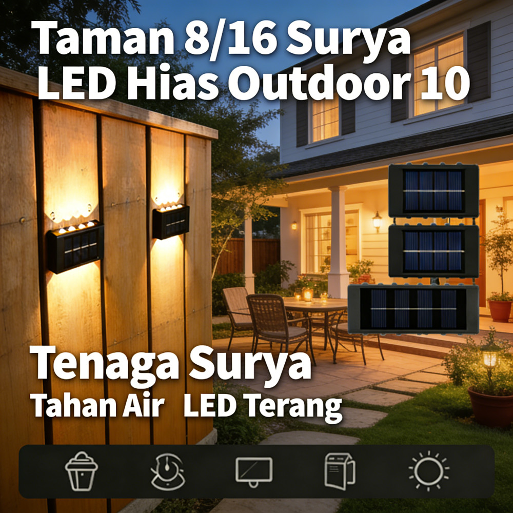 Outdoor Hias LED Surya 16 Taman