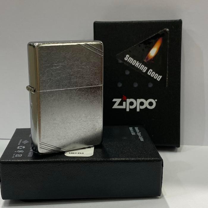 Original zippo vintage rep 1937 street chrome