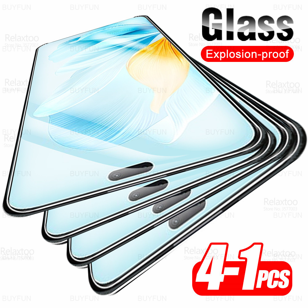1-4Pcs Pelindung Layar Kaca Tempered Full Cover Untuk Honor 200 Lite 200Lite Honor200 Smart Honor200