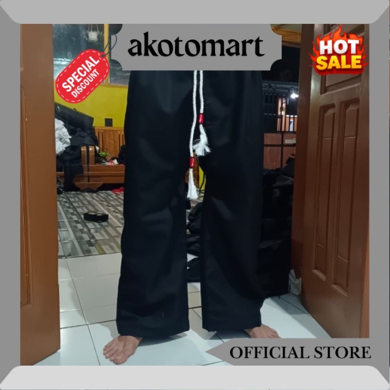 CELANA WAROK Tali songket Murah|CELANA SILAT HITAM LENGKAP DENGAN USUS| CELANA SILAT MURAH VN