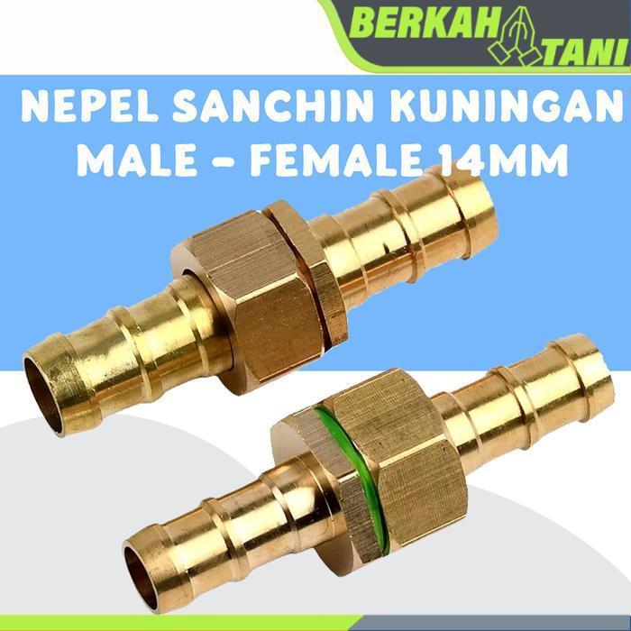 Nepel Sanchin Male Female Kuningan drat 14mm