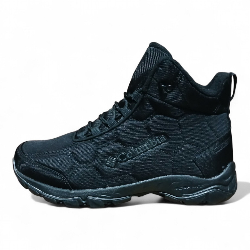 Sepatu Outdoor Columbia Hiking Boots Waterproof Black Series Size 44