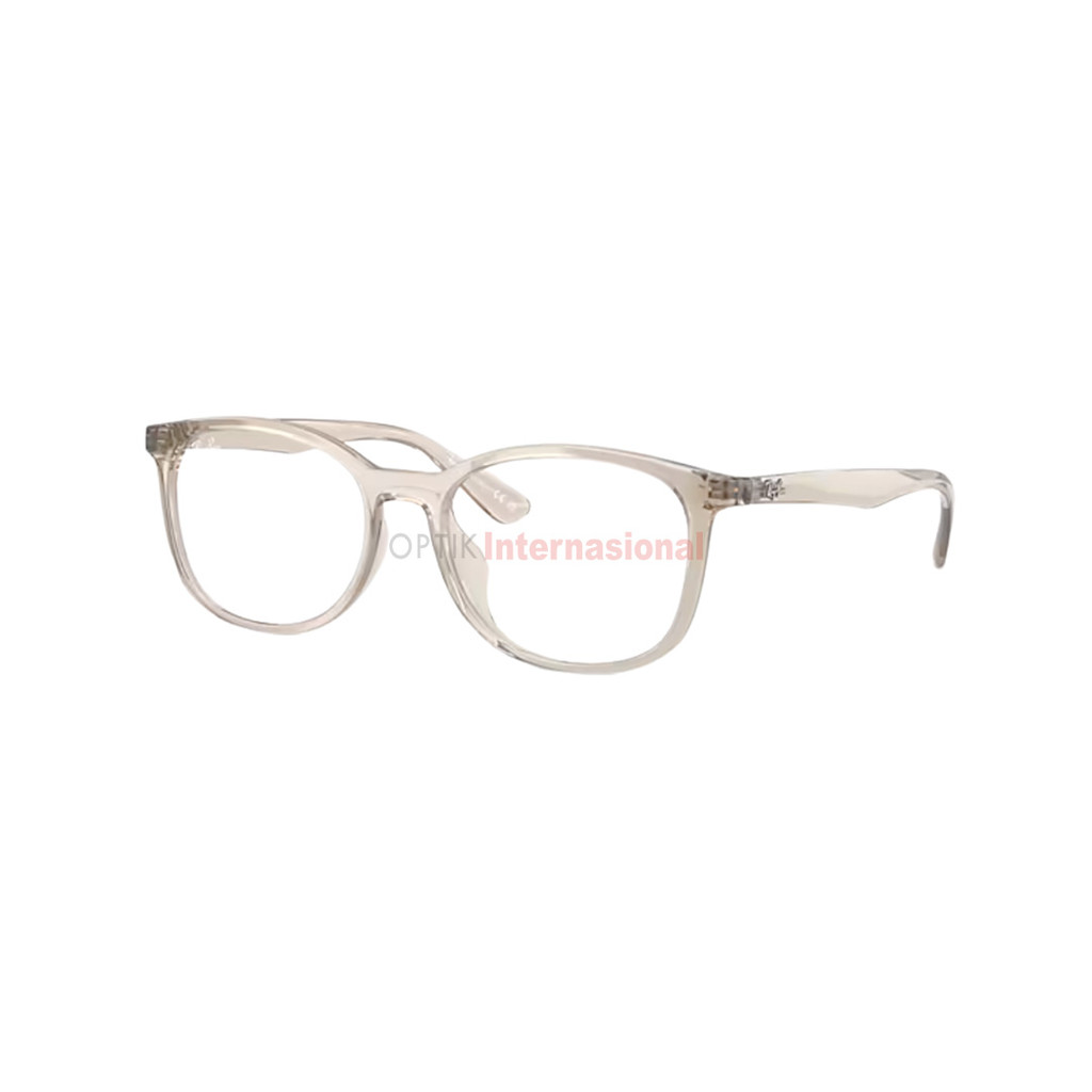 RAYBAN RB7093D Frame Kacamata Square Futuristic Ethereal Rebel Light Brown