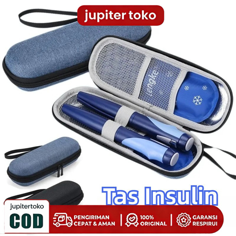 Insulin Bag Tempat Insulin Pen Tas Insulin Travel Portable Tas Penyimpanan Insulin Insulin Cooler Ba
