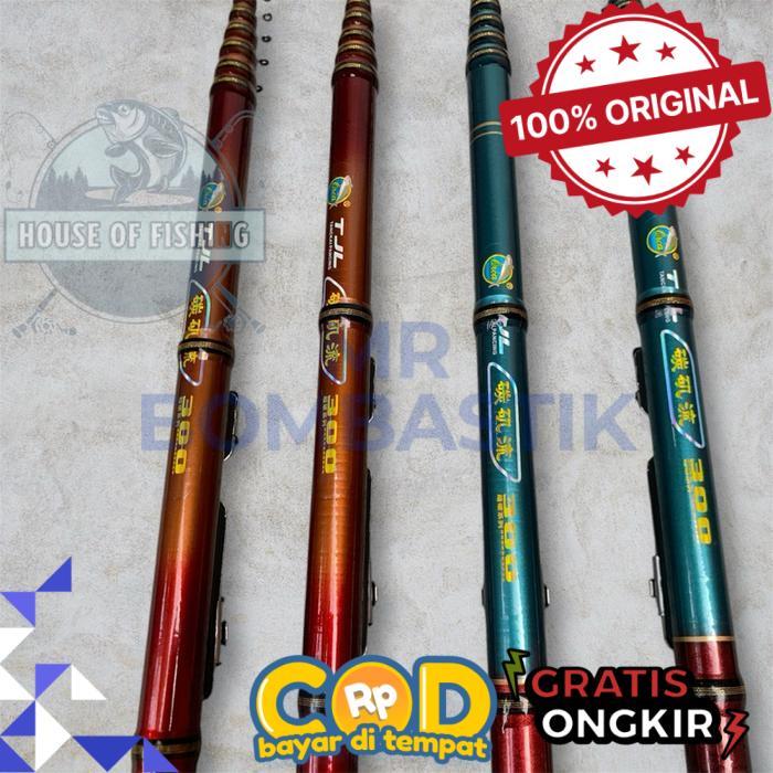 Set / Sepaket Tegek Murah Kolong Orca Tjl Ruas Pendek + Tokoz Fx55 - Tegek Kolong, 180cm -bomb