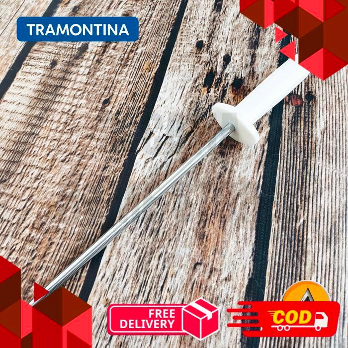 honing steel pengasah pisau halus tramontina 12" original brazil 24643/082 - 10" -alca