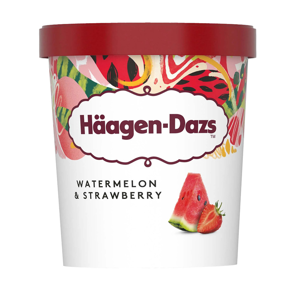 HAAGEN DAZS ICE CREAM STRAWBERY 473ML