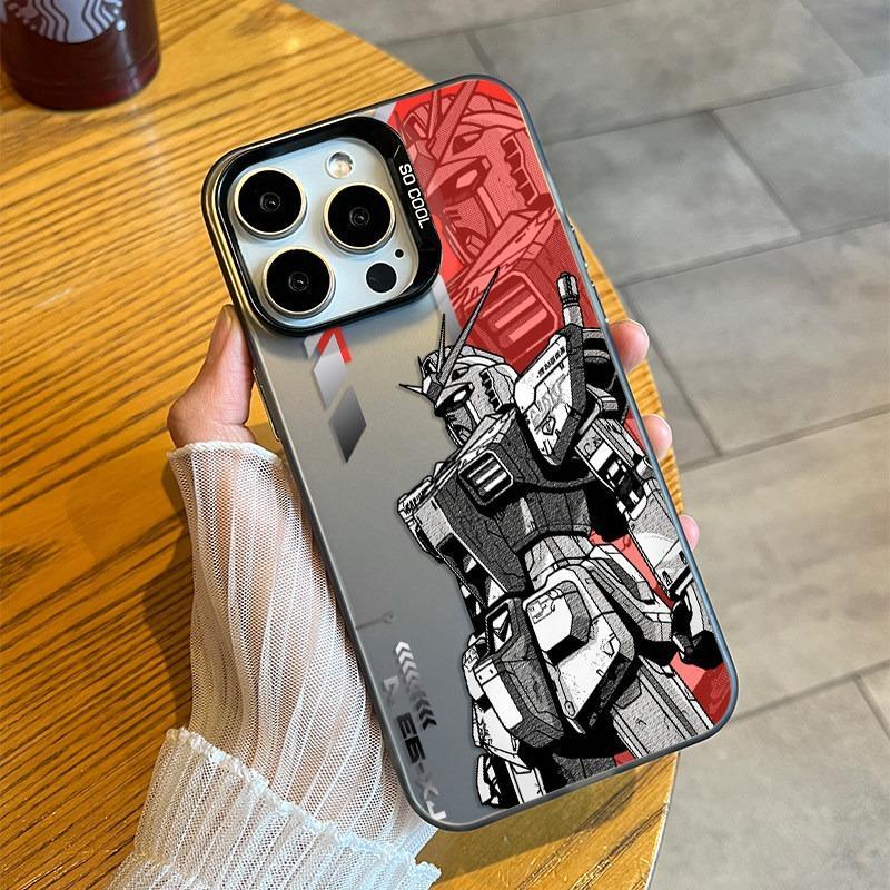 Mobile Suit Gundam Hi-Nu Gundam Mecha Comic Style Keren Estetika Anti Jatuh Tahan Lama Viral Casing 