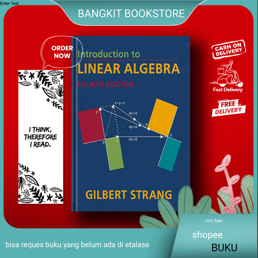 bukuIntroduction to Linear Algebra by Gilbert Strang (English)