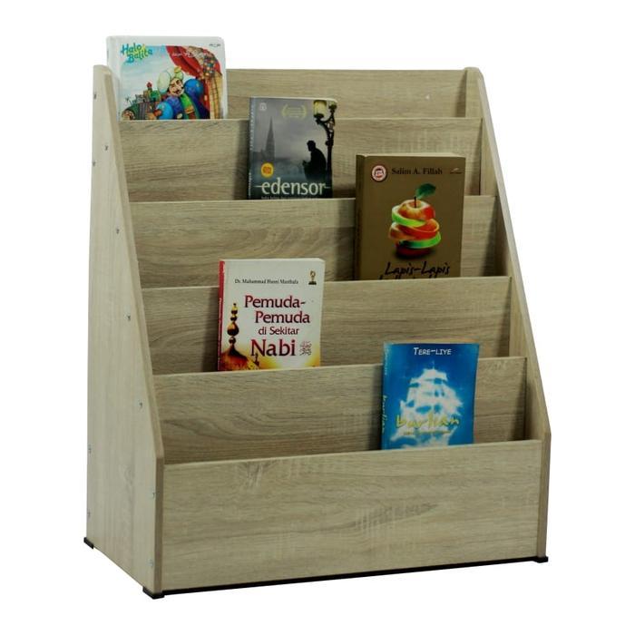 Seroja Raya Rak buku / Rak kantor / Rak majalah brosur / rak koran / rak display - Putih