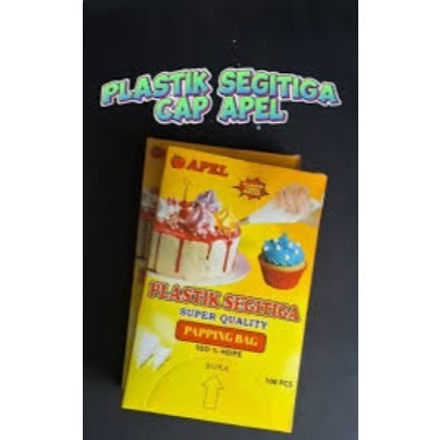 BH PLASTIK SEGITIGA ICING PIPING BAG PLASTIK HIAS KUE PLASTIK SEGITIGA HIAS KUE PLASTIK CREAM PLASTI