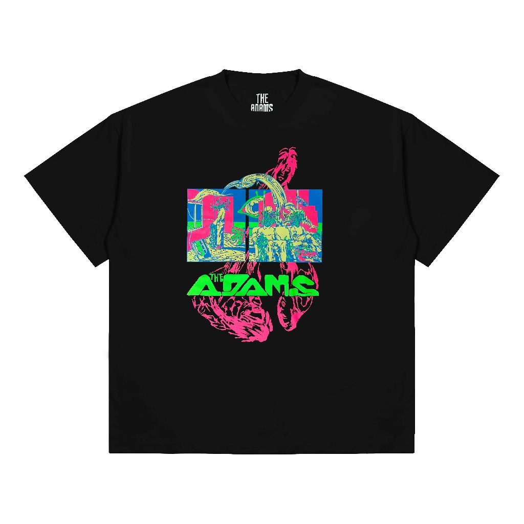 ORIGINAL T SHIRT THE ADAMS - WAITING " COTTON COMBAT 20s + FREE STIKER PACK THEADAMS " RELEASE BY BA