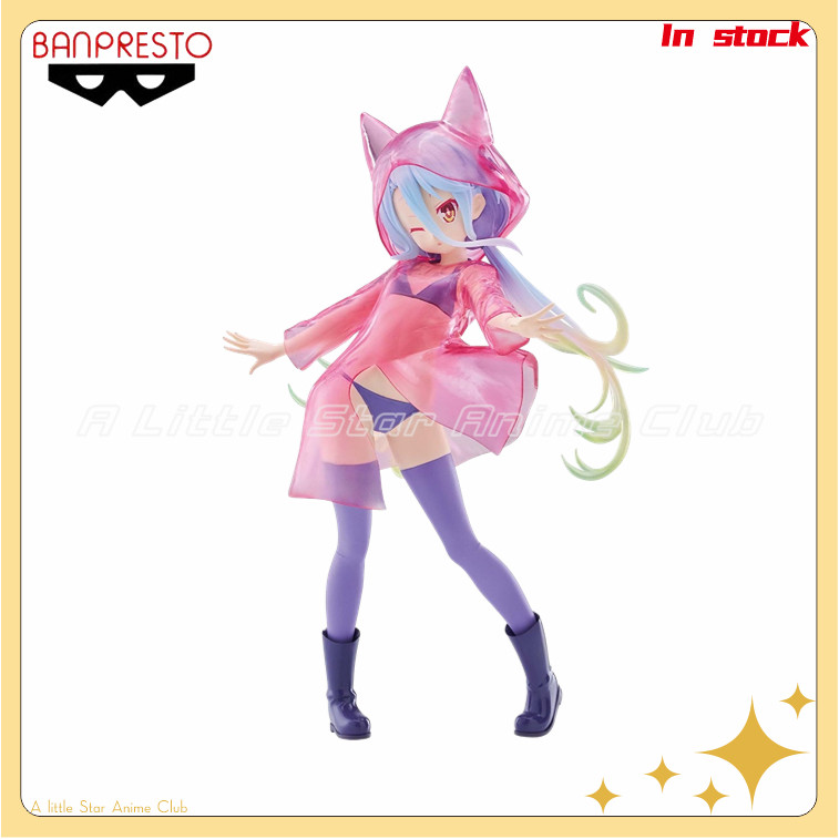In Stock Original BANDAI BANPRESTO ESPRESTO NO GAME NO LIFE Shiro Animation Figures Model Collection