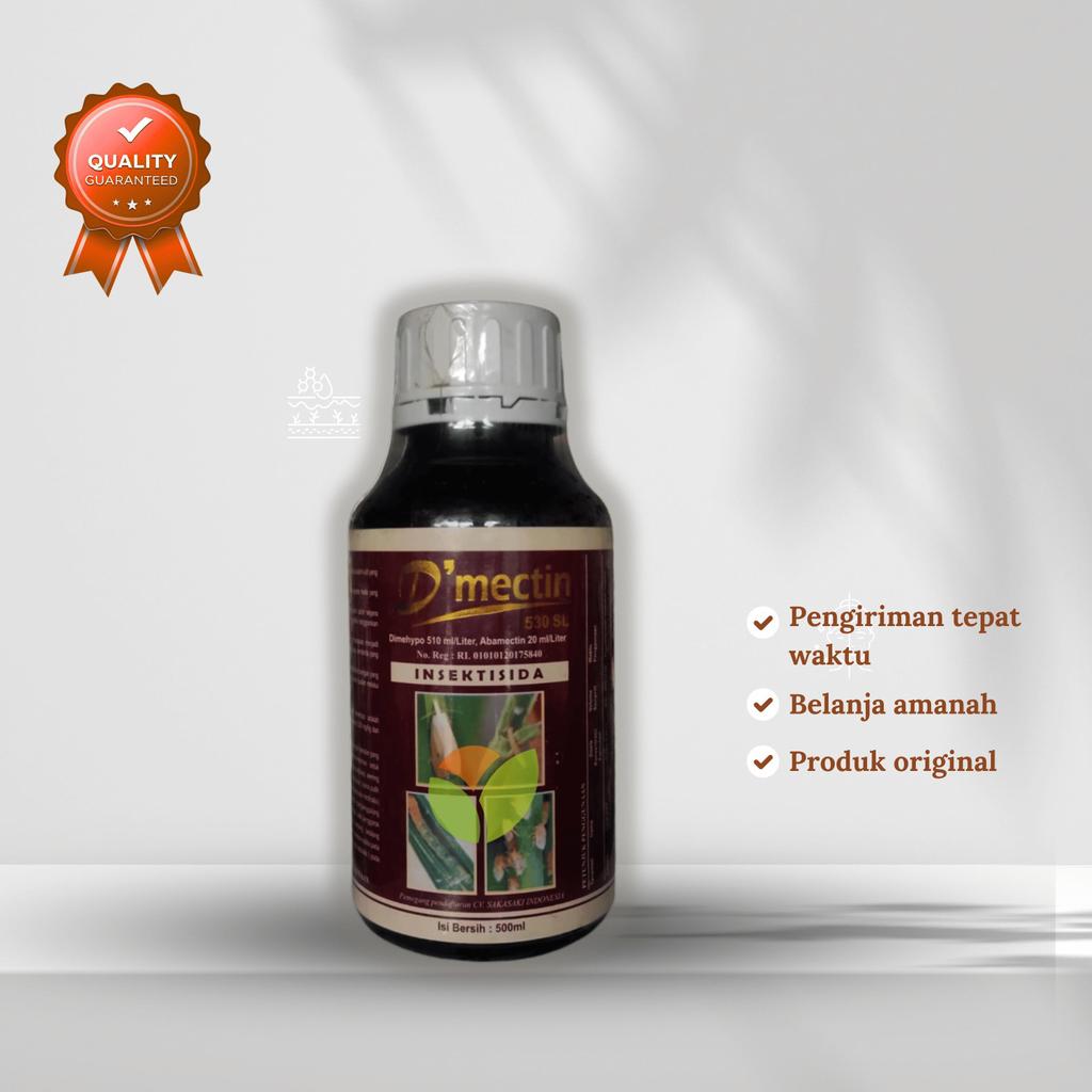 Insektisida Dmectin 500 ml obat untuk sundep/penggerek batang padi dan semua jenis kutu penghisap