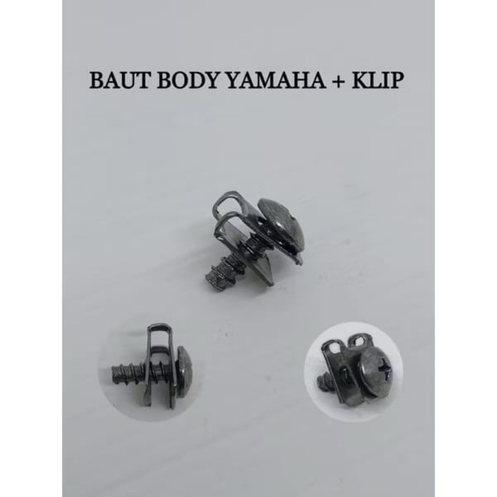 BAUT BODY HONDA + KLIP MOTOR Set Baut Body Honda + Klip Baut Body Motor HND Bisa semua motor hnda