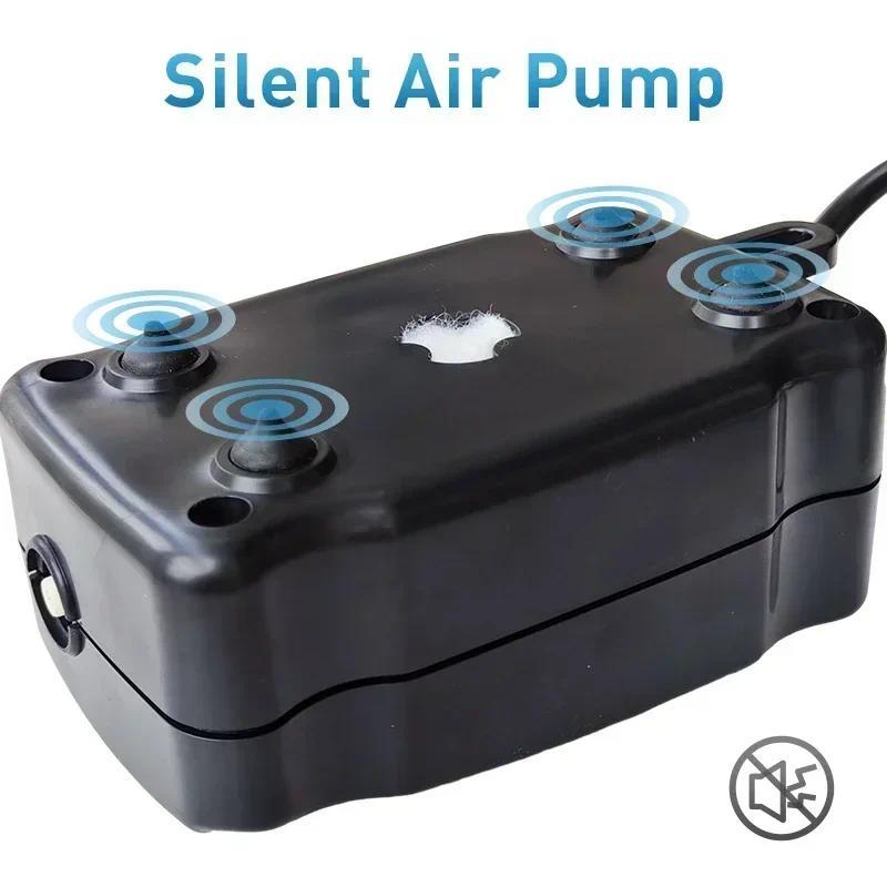 5W Aquarium Silent Air Pump 220V-240V 110V Fish Tank Quiet Oxygen Pump Accessories Bubble Pump Air S