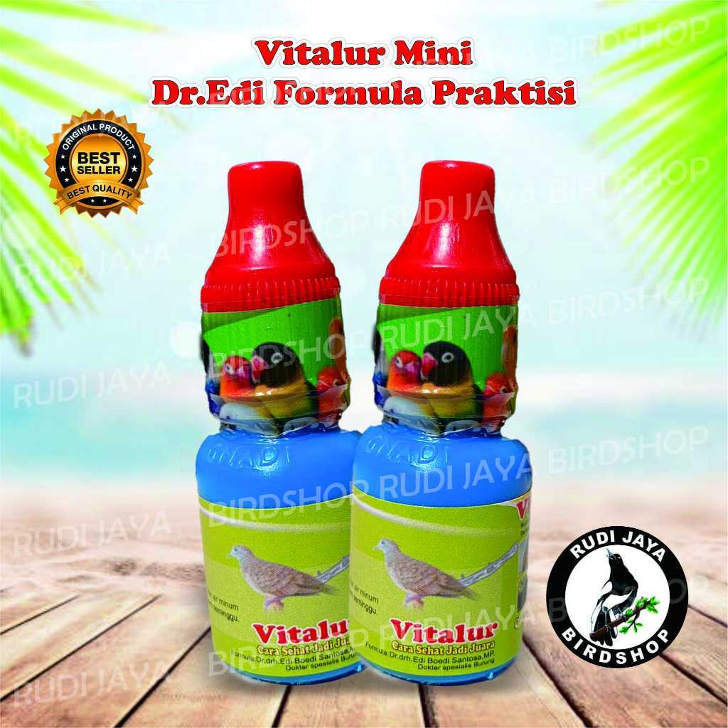 VITALUR KECIL DR EDHI ASLI ORI PAK PONCO VITAMIN TERNAK BREEDING BURUNG MURAI KACER KENARI PLECI