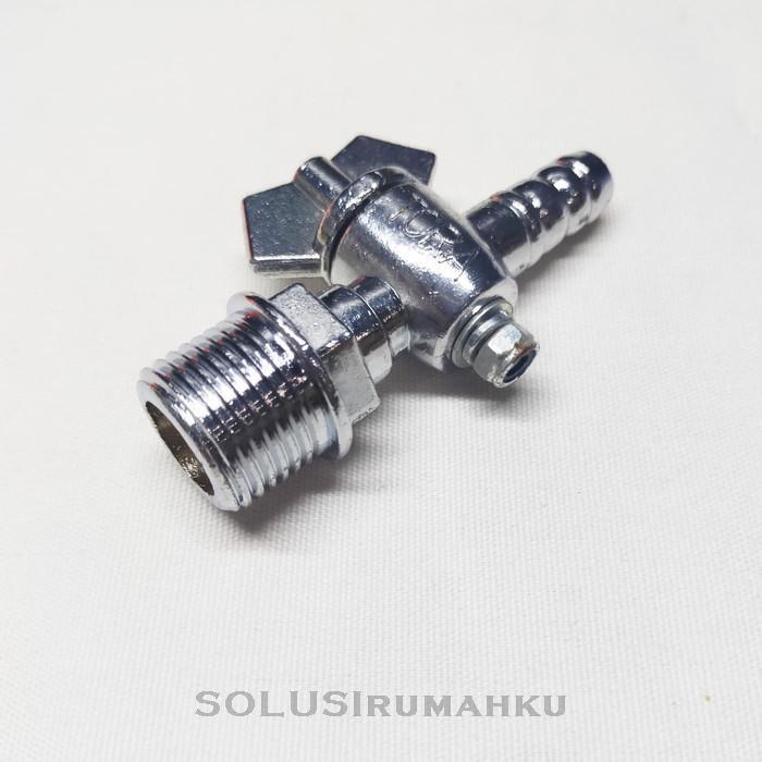 TORA Kran Gas Kran Angin DRAT 1/2 inch X moncong selang 3/8" KompresorTerlaris