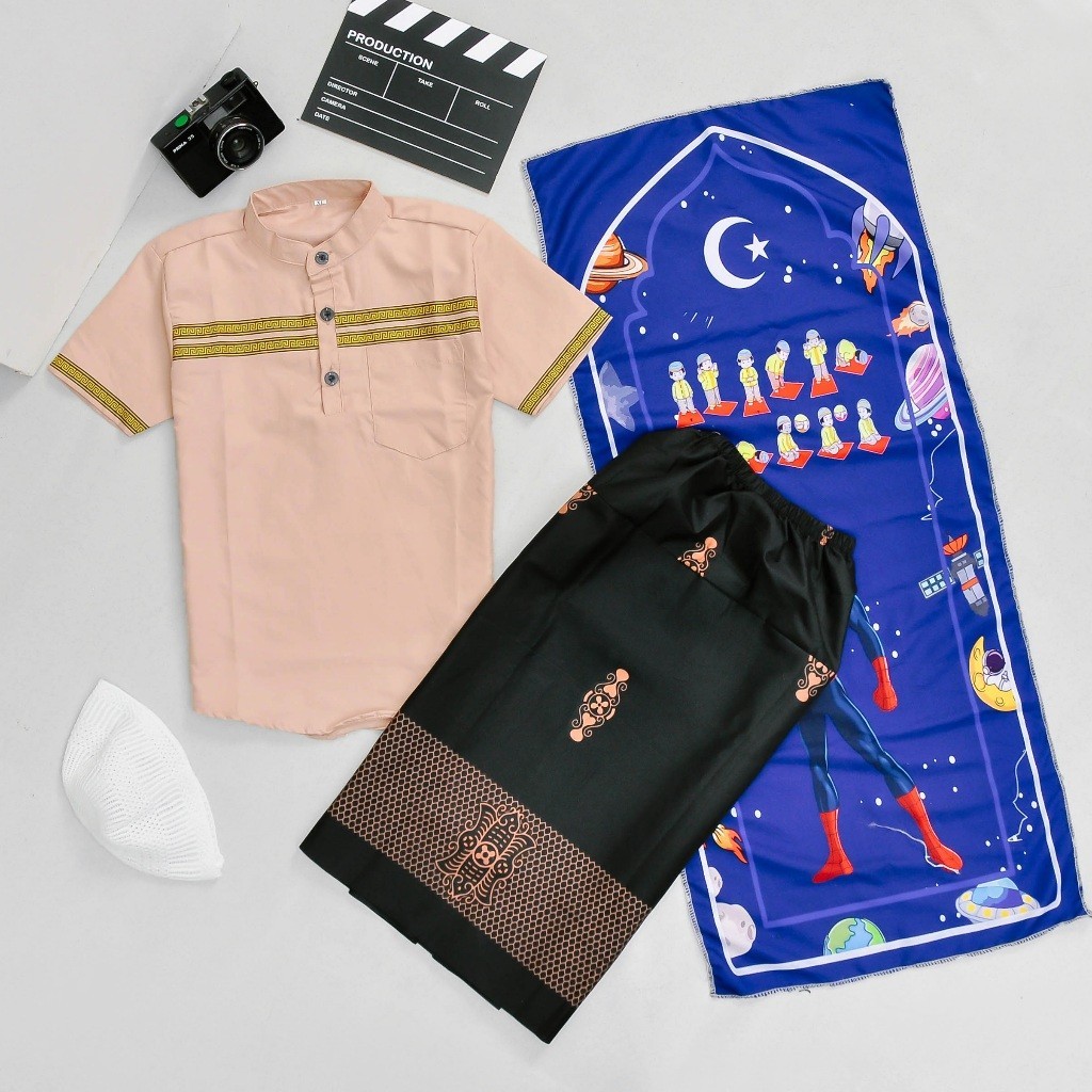 EMONSHOP - setelan baju koko anak  - Setelan Koko Anak  1-9 Tahun