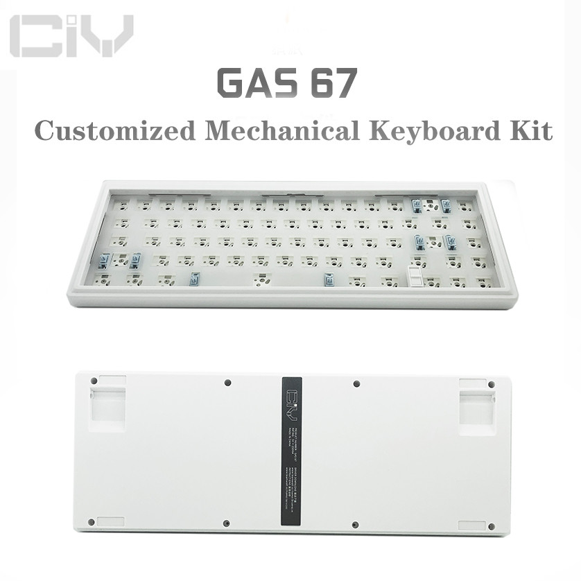 GAS67 Wired Meanical Keyboard Kit Customized  Gaming Keyboard Rgb Gasket Structure Hot Swap Gaming K