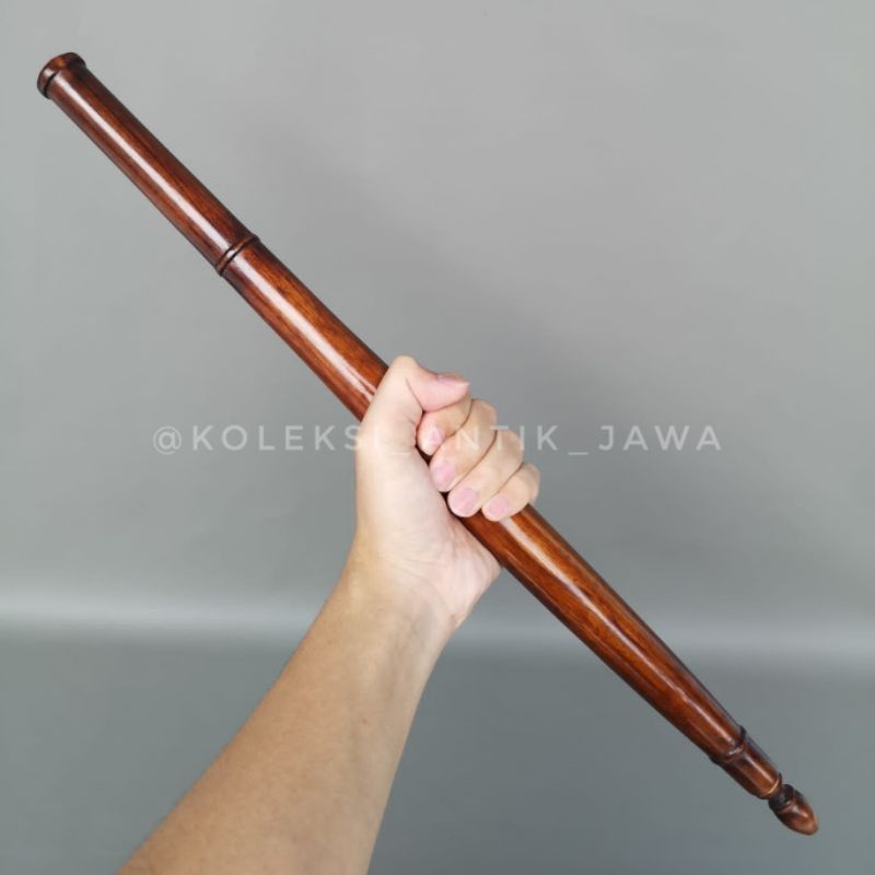 Landean Tongkat Tombak Sudah Berlubang