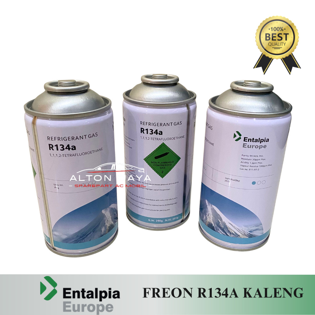 FREON KALENG ENTALPIA EUROPE R134A ASLI BERKUALITAS