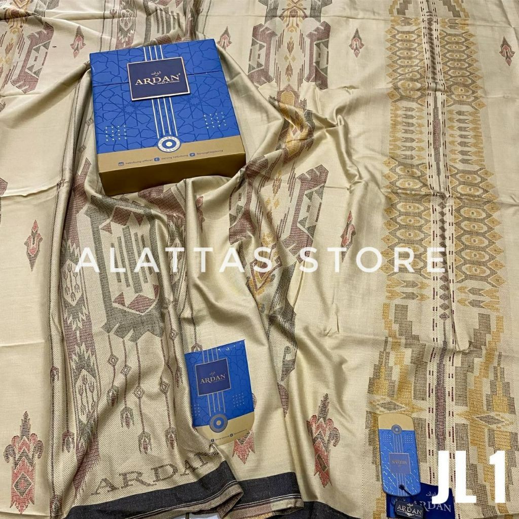Sarung Ardan GSE SGG SJL GSM SJM Jaquard SARUNG ARDAN JACQUARD SONGKET GOLD ORIGINAL Full Timbul BIS
