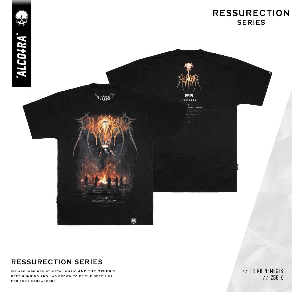 (COD) TS RR NEMESIS // TS RESSURECTION NEMESIS // T-SHIRT RESSURECTION NEMESIS // KAOS ALCOTRA