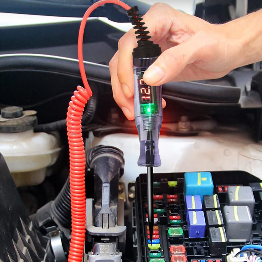 Alat Uji Listrik Mobil dan Motor Pena Lampu Bohlam untuk Diagnostik Otomotif