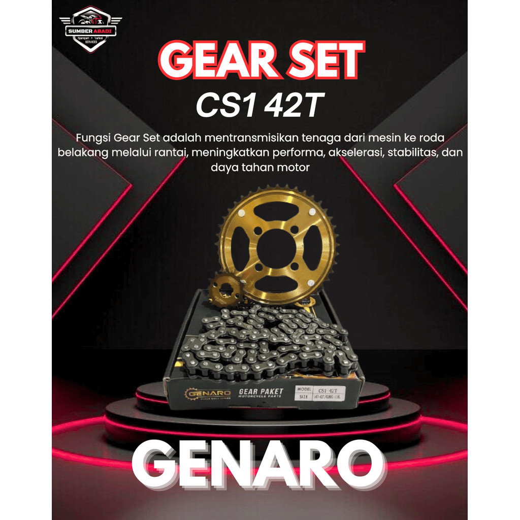 Genaro Gear Set CS1 42T
