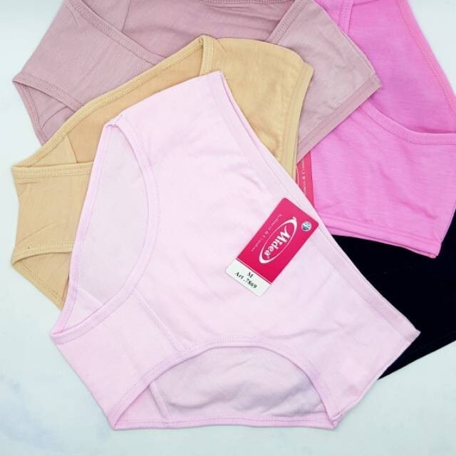 Celana dalam katun 90% premium selica midea cd celana dalam wanita katun spandek premium halus lembu