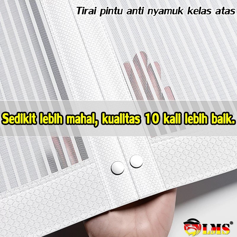 MELY STORE - Tirai Magnet Pintu Anti Nyamuk Ukuran Besar Tirai Magnet Anti Nyamuk