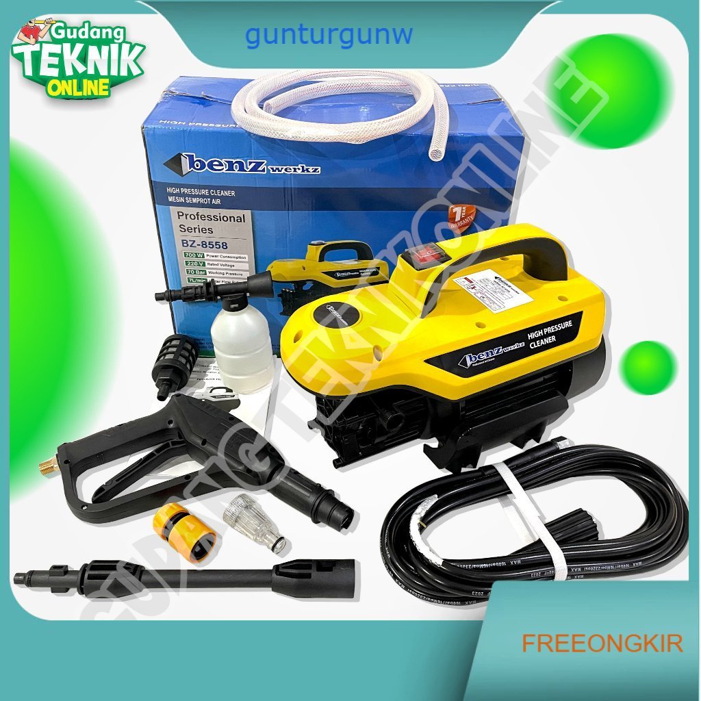 Alat Mesin Cuci Motor Mobil Steam BZ8558 BENZ BZ8570 / Jet Cleaner Listrik Steam Cuci BZ 8558 8570 -