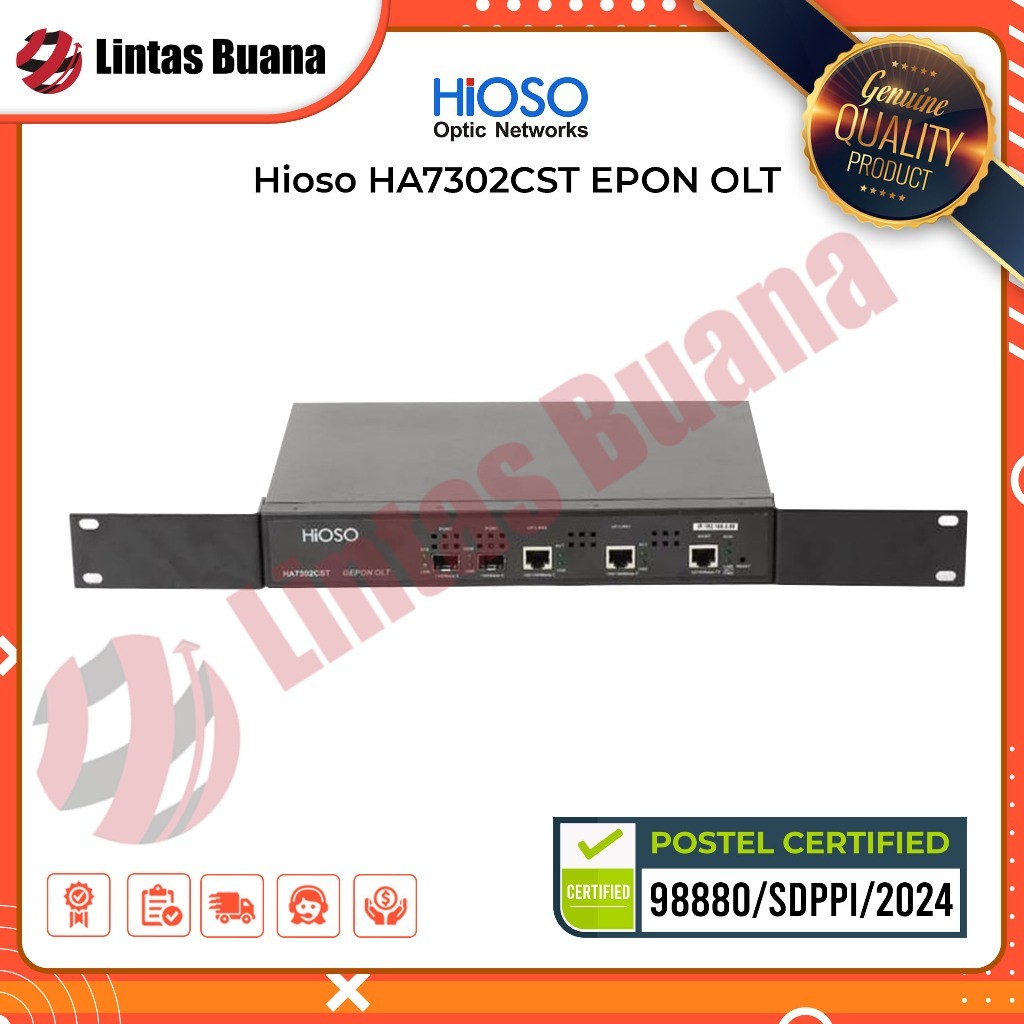 Hioso HA7302 CST EPON OLT 2 Port SNMP & WEB