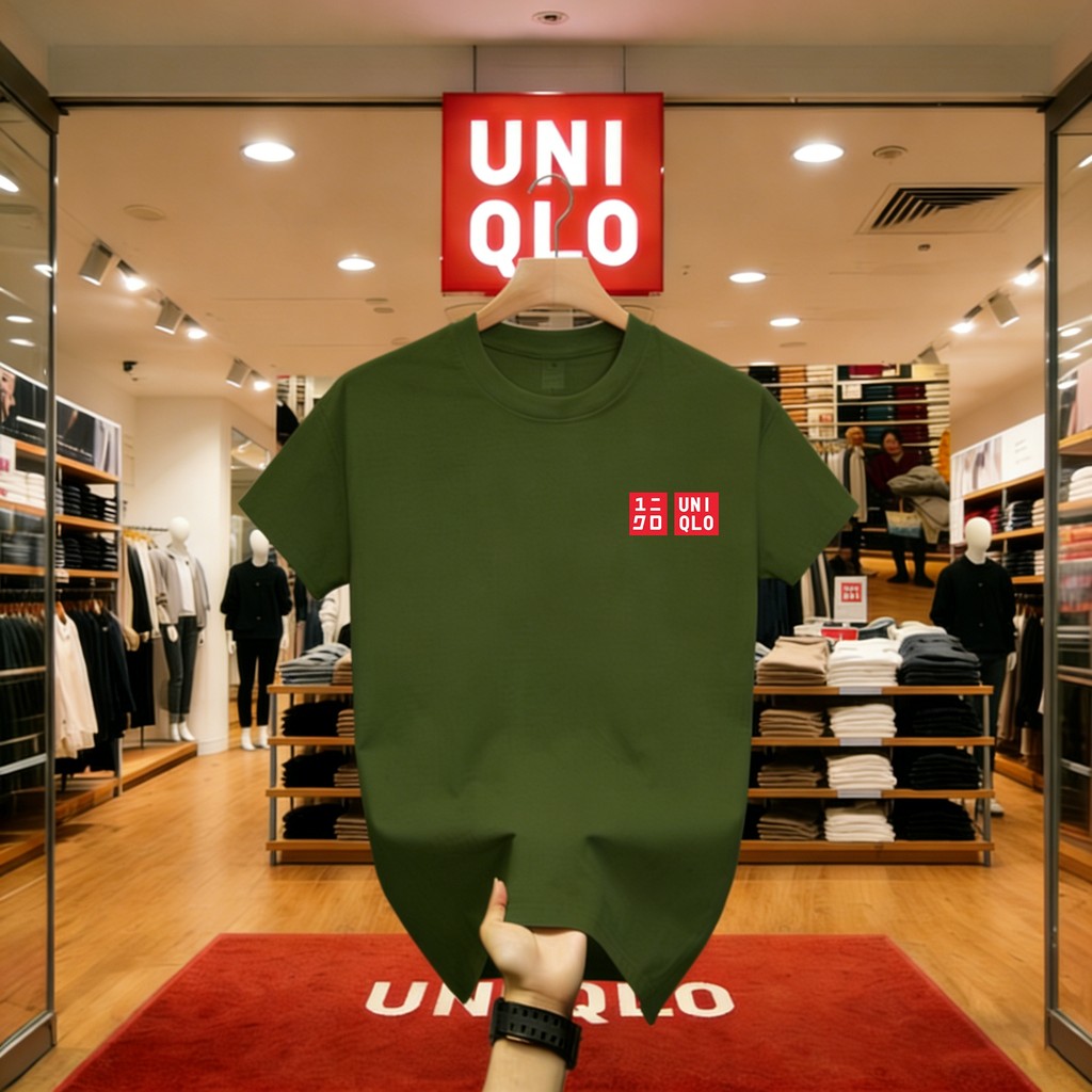 100% Original -UNIQLO Kaos / Baju Kaos Distro Unisex | Baju Kaos Couple | Kaos Lengan Pendek Pria | 