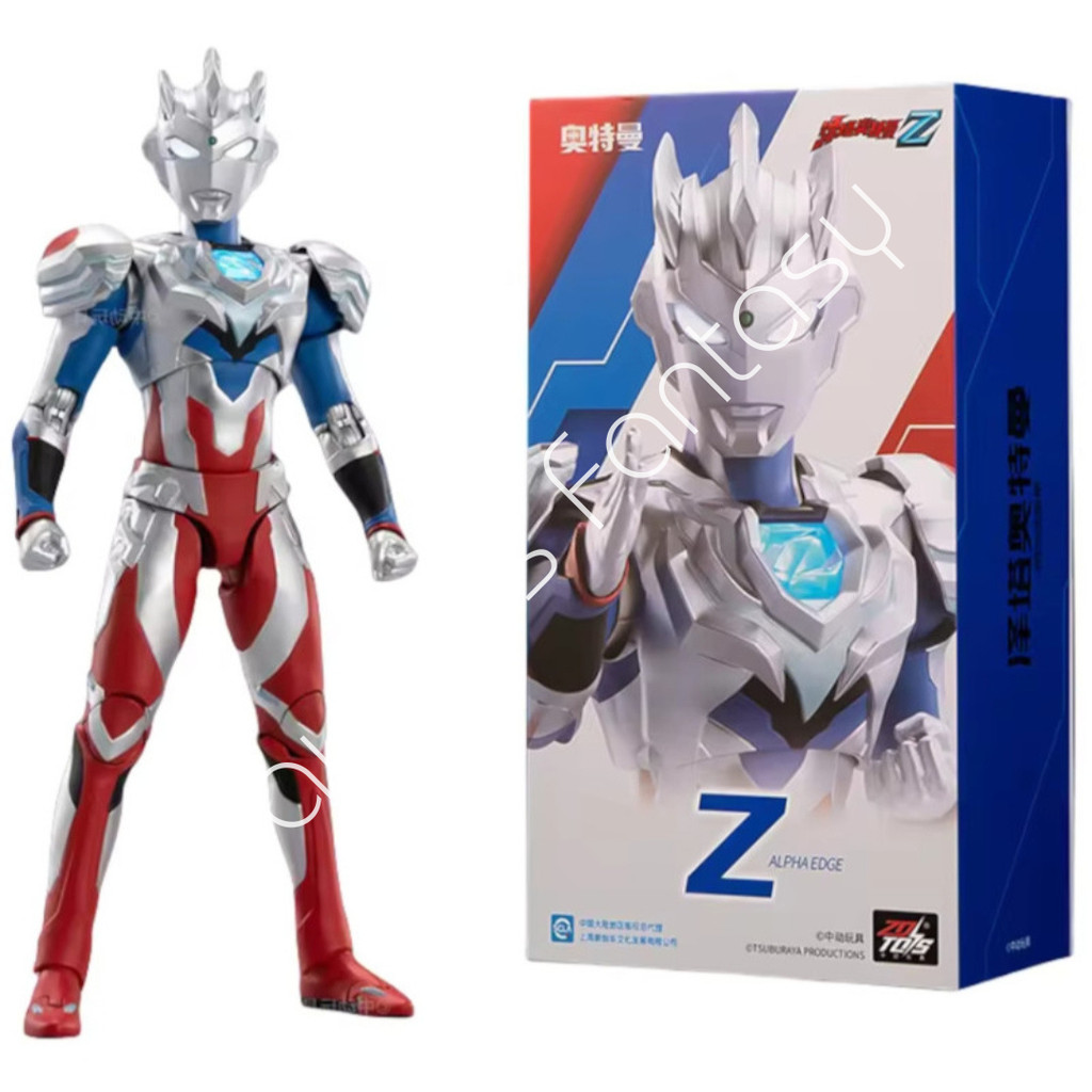 ZD Toys Ultraman Ultra Regular Man Z Alpha Edge ZDToys Original With Weapon Action Figure