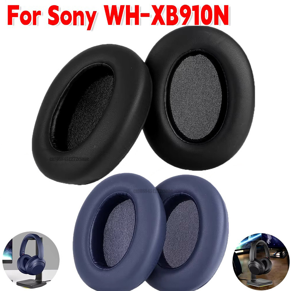 Ear Pads For Sony WH-XB910N Headphones Replacement Ear Pads Cushion Cover Protein Leather Headphones