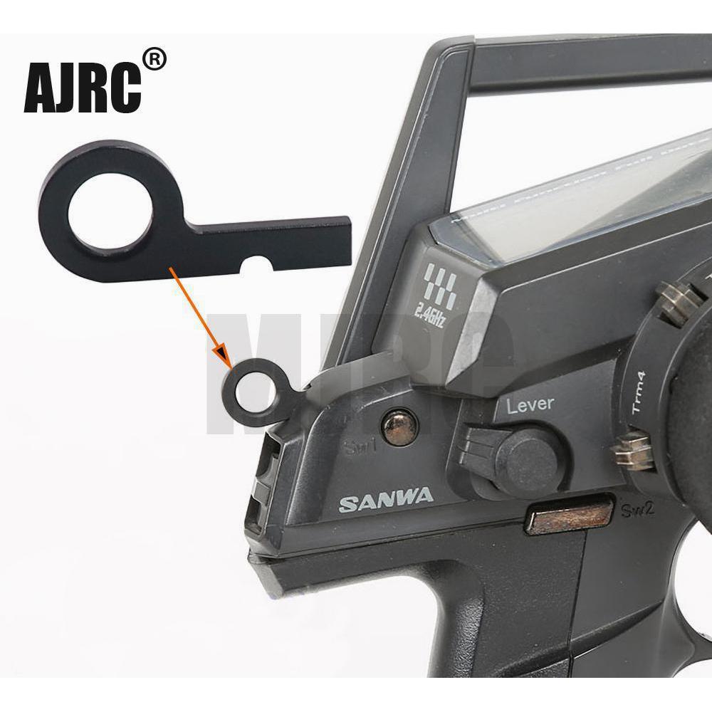 Sanwa Aluminum transmitter lanyard metal hook for RC remote control Sanwa rao system M12/M12S/RS/San