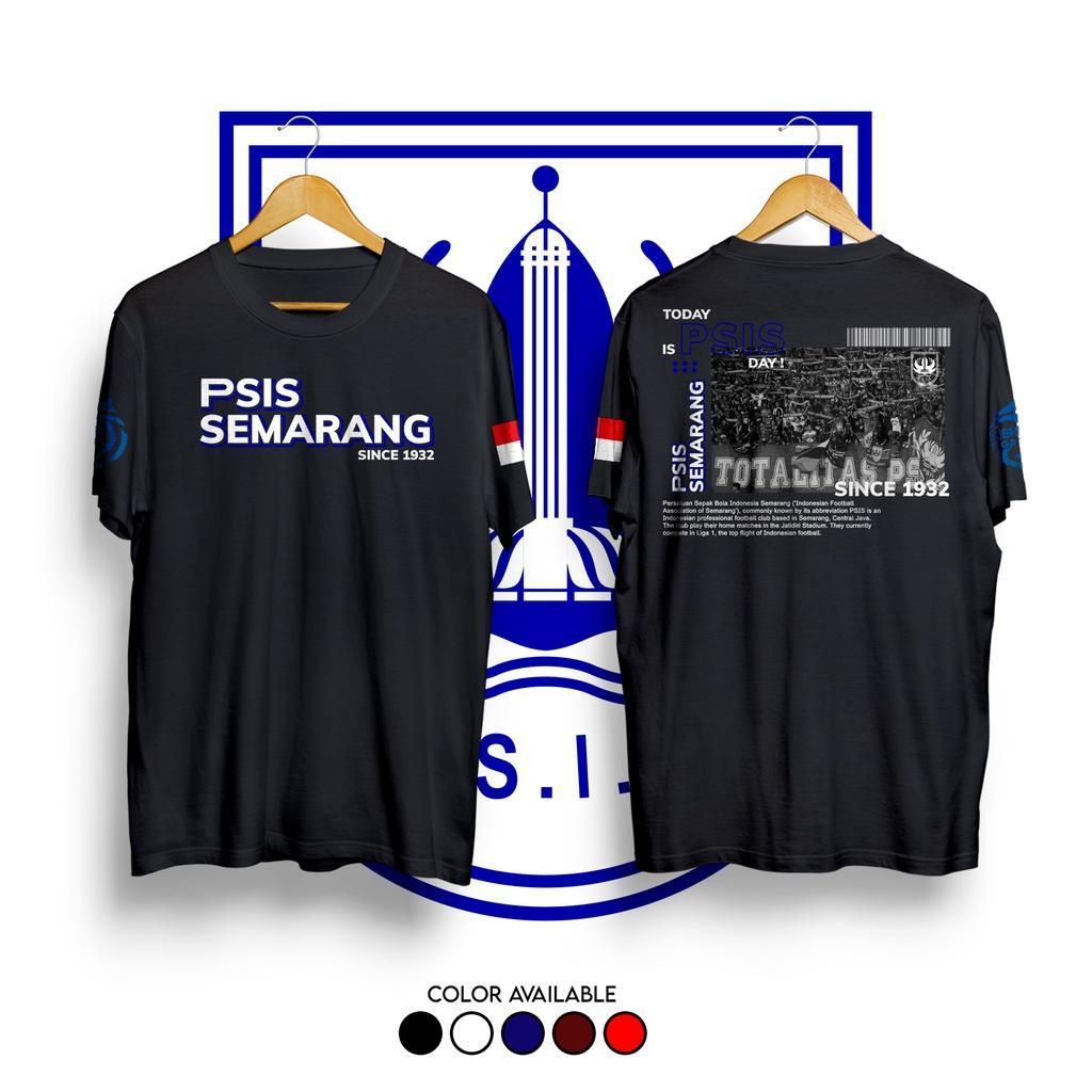 Kaos PSIS Semarang Cotton Combed 30s Size M-XXL Ultras Panser Biru Pasukan Suporter Semarang Biru St