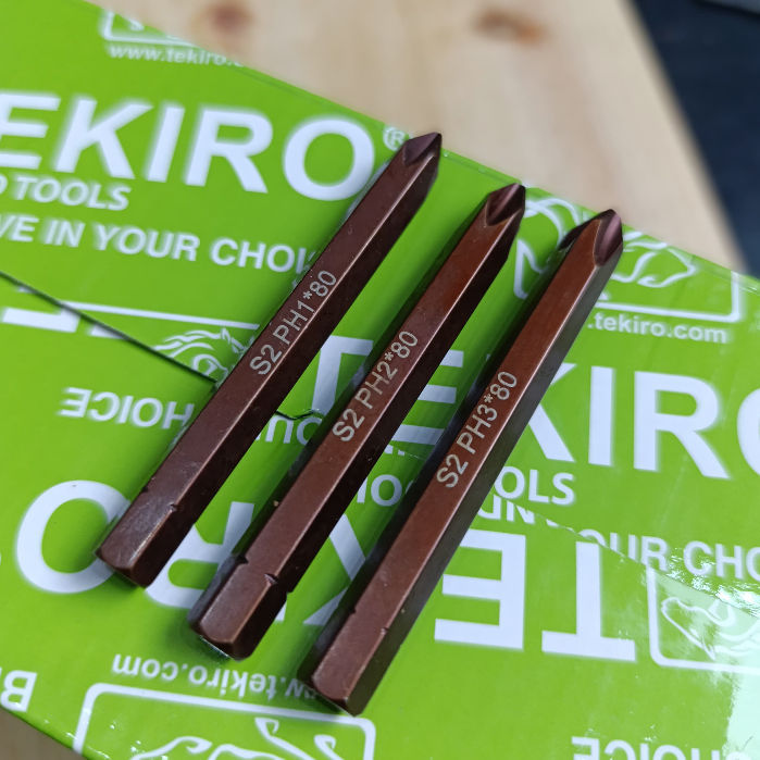 YUKIDO MATA OBENG KETOK PH1 PH2 PH3 PANJANG 8mm PLUS ( + ) OBENG MAGNET IMPACT SCREWDRIVER - FF02