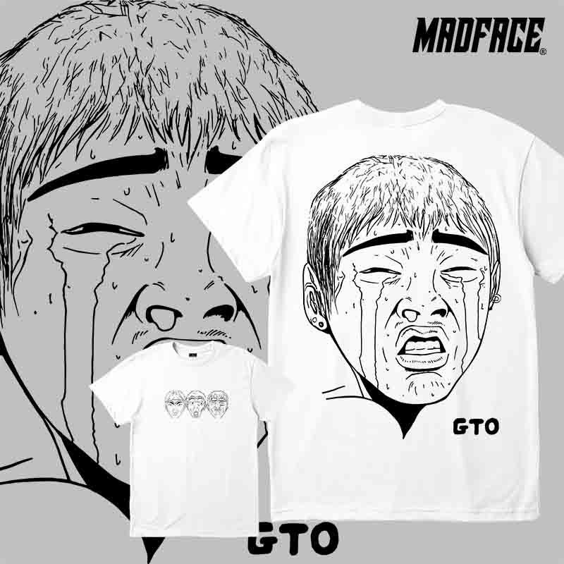 Kaos Anime Great Teacher Onizuka, Kaos Kerah Bulat, Pakaian Katun Tebal, Kaos Unisex