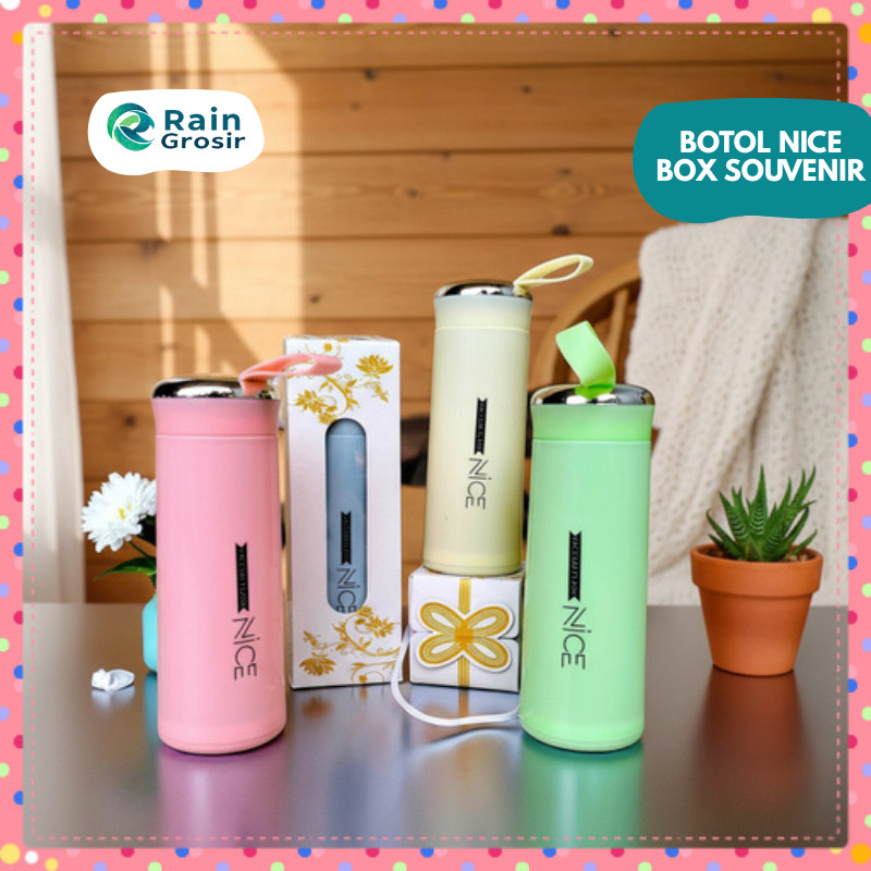 Botol Tumbler NICE kemas box souvenir/box motif