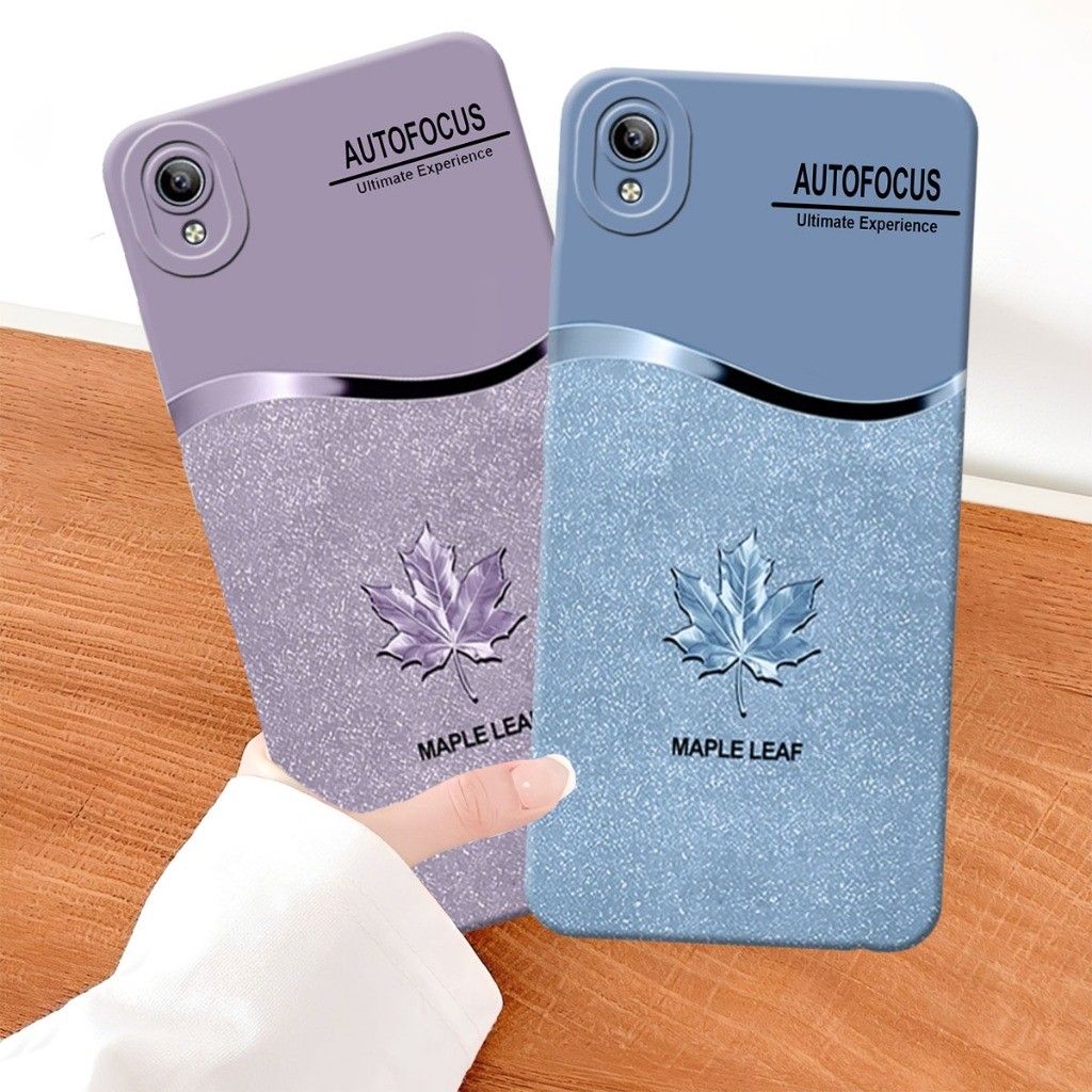 VIVO Y91C - Y1S Softcase Procamera Silicon Case motif maple leaf new Silicon - Cassing HP - Soft Cas