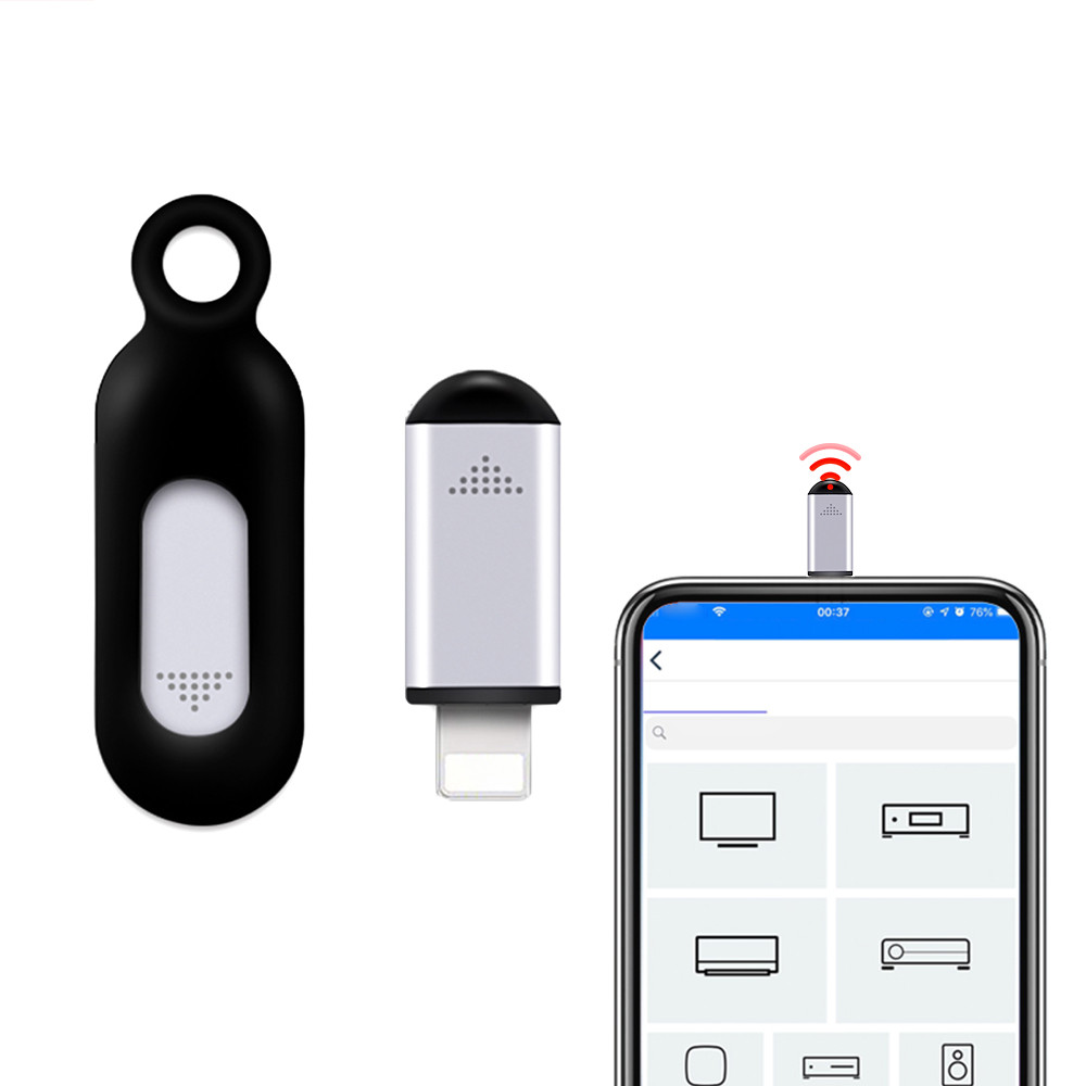 Pengganti Pengendali Jarak Jauh Mini Universal Pemancar Inframerah untuk Smartphone IOS TV AC Kipas 