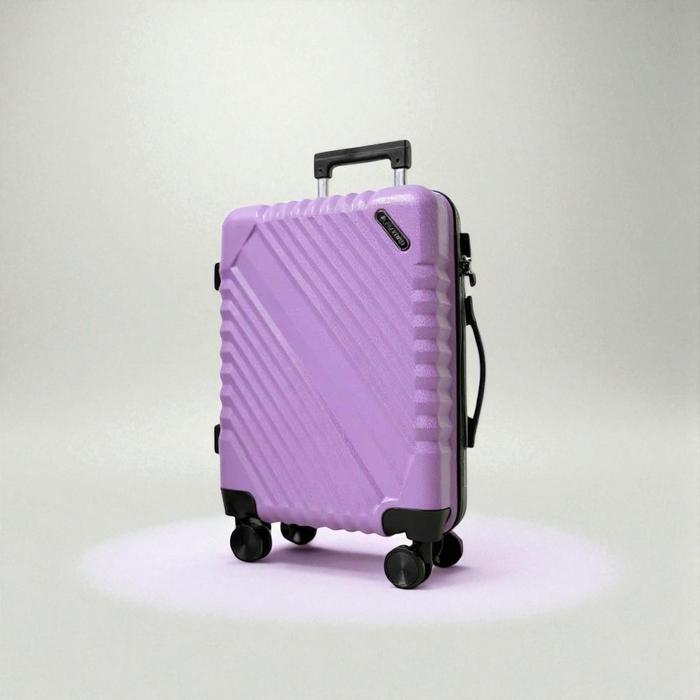 KOPER MALDIVES 805 20INCH SIZE CABIN EKSTRA PACKING BUBBLE Fiber ABS 4 Roda 360 Derajat Kunci Kombin