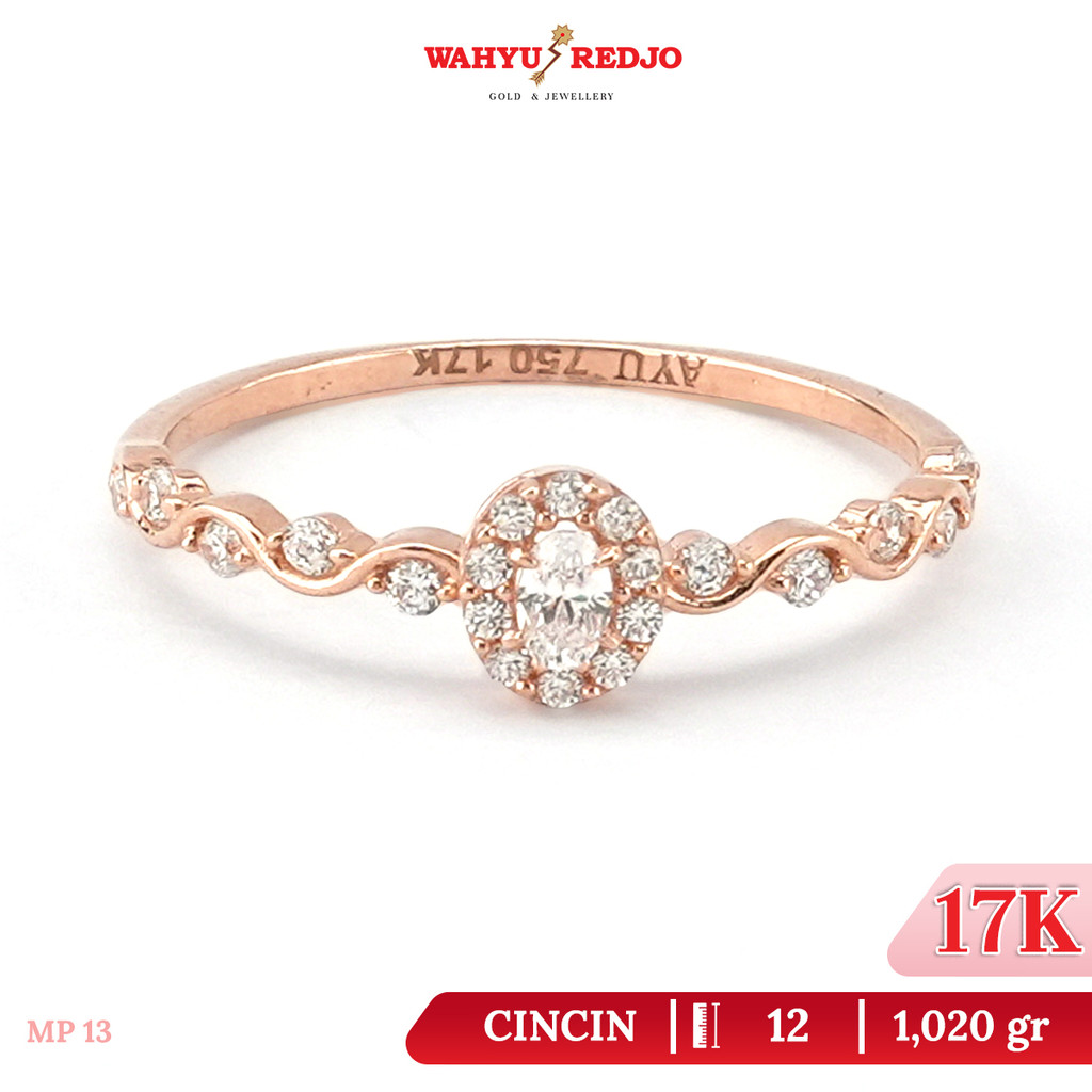 Cincin Emas Kadar 17K Wahyu Redjo CC-17K-31050224-PMR