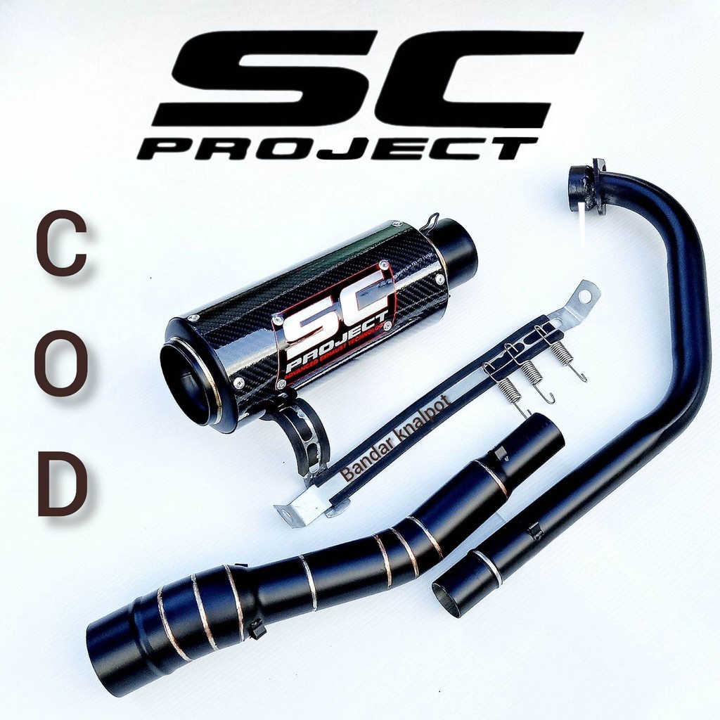 Knalpot Rc SC PROJECT 135 Jupiter MX 135 OLD MX 135 NEW