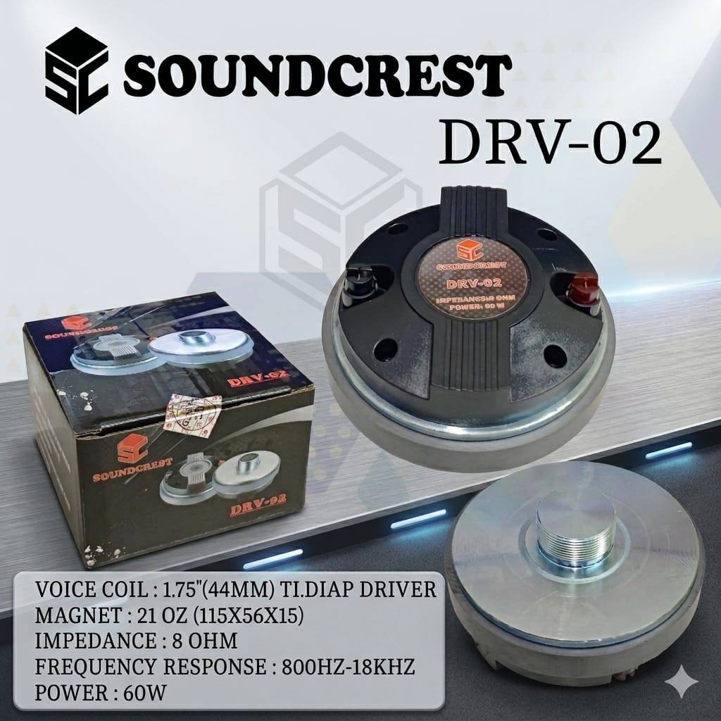 SOUNDCREST Compression Driver 44mm Tweeter Drat