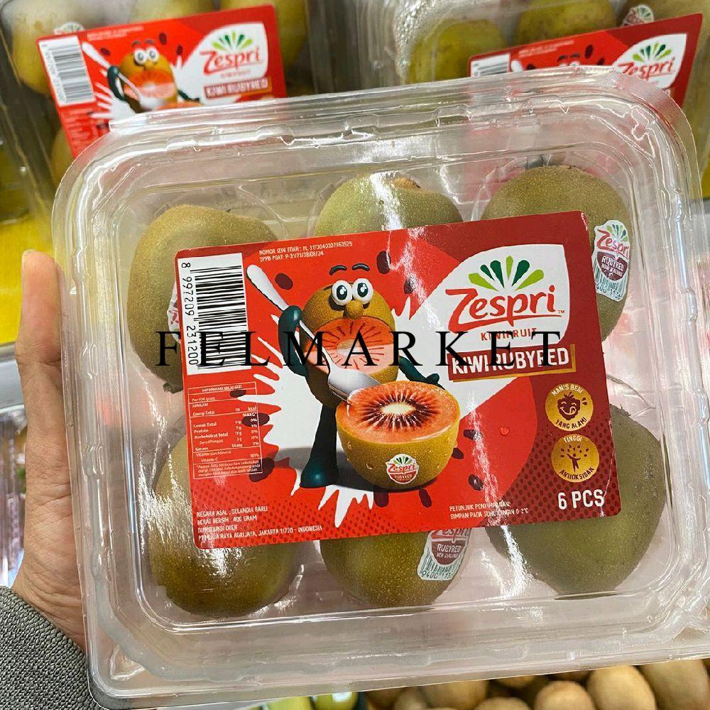 Buah Kiwi Merah RubyRed Zespri / Buah Kiwi Zespri  Merah 6 Pcs / Pack