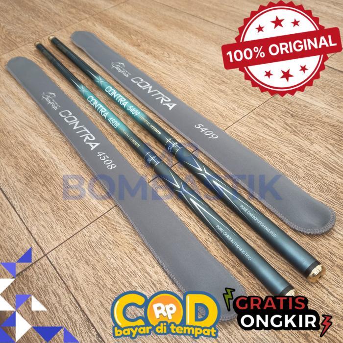 Joran Tegek Anyfish Contra Pole Rod Carbon Fiber Fishing Rod - 5409 -bomb